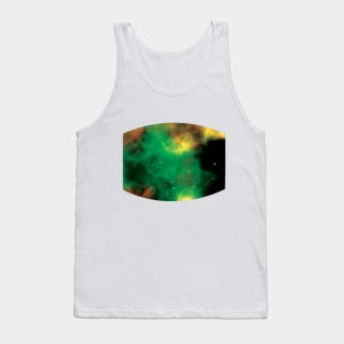 Green Jungle Galaxy Tank Top